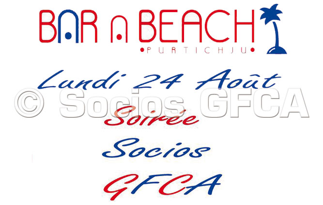 Socios : Soirée Socios GFCA